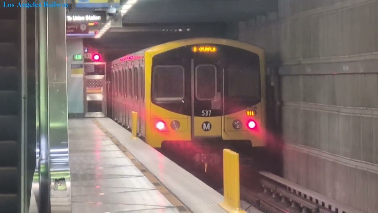 Metro is now Running their trains Through the New Metro D line train Extension Phase 1 Tunnels!