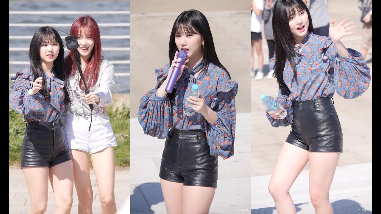 180421 여자친구 유주 은하 - 출,퇴근 & 방송촬영 영상모음 ('불토엔혼코노'촬영 여의도한강공원물빛광장) 직캠 fancam by zam