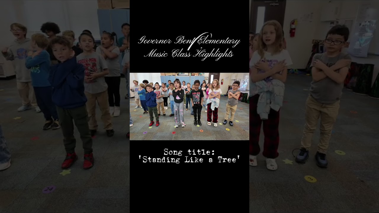 Governor Bent Elementary School music class performance ❤️