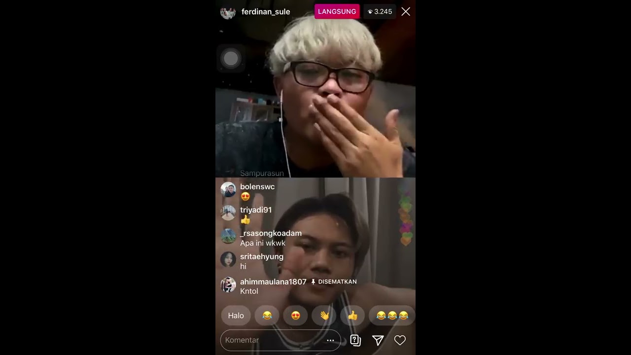 Rizky febian merdu banget nyanyi “KAPALANG NYA’AH” disaksikan ayahnya !!