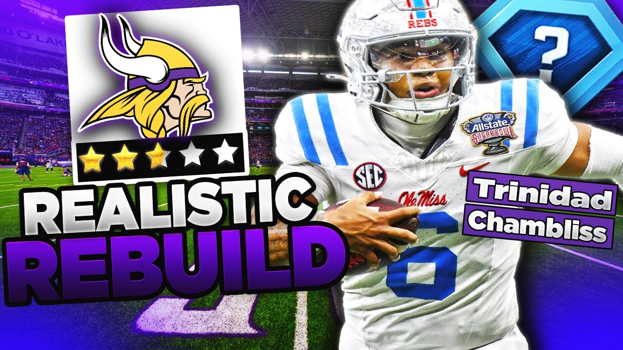Can Trinidad Chambliss Break the Viking Curse? | Madden 26 Minnesota Vikings Realistic Rebuild