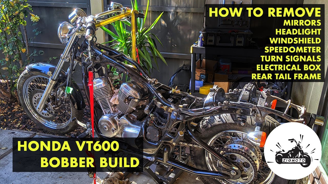 Bobber Build 1993 Honda Shadow VT600 - Part 3