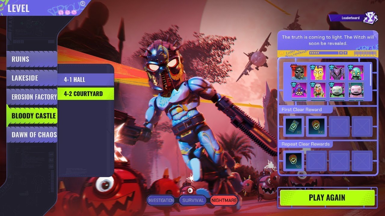 FragPunk Toy Frontline NIGHTMARE 4-2 Courtyard SOLO turret deck