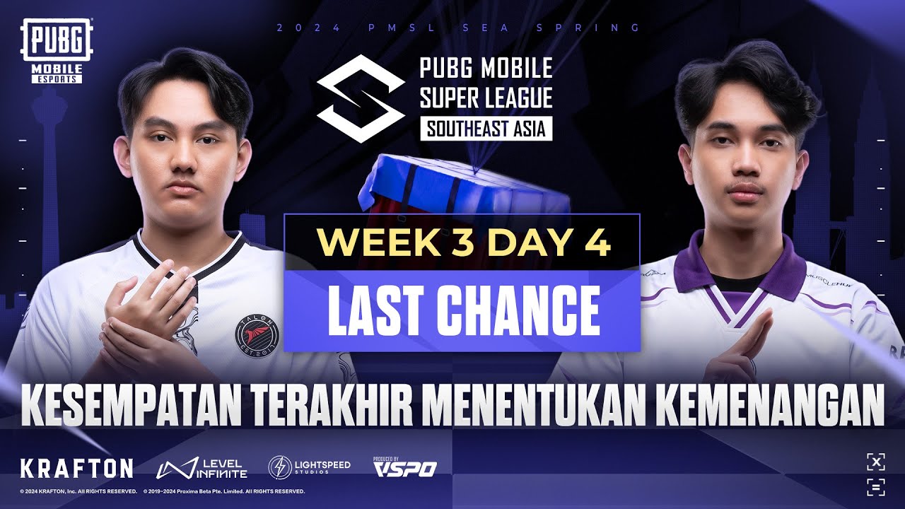 [ID] 2024 PMSL SEA W3D4 | Spring | KESEMPATAN TERAKHIR MENENTUKAN KEMENANGAN