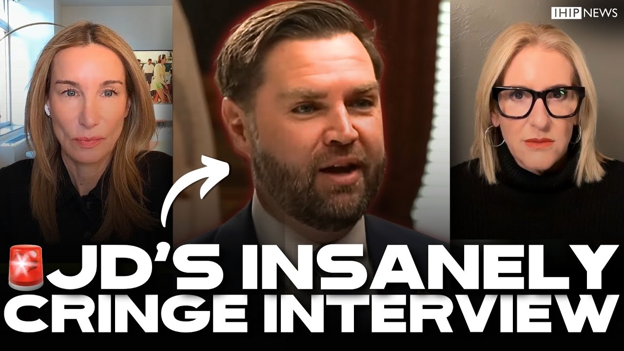 IHIP News: JD Vance DOUBLES DOWN On Trump's MISOGYNY In Remarkably CRINGE Megyn Kelly Interview!!