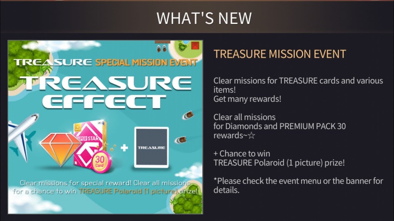 [SuperStar YG] TREASURE - Complete ‘Treasure Effect’ Event