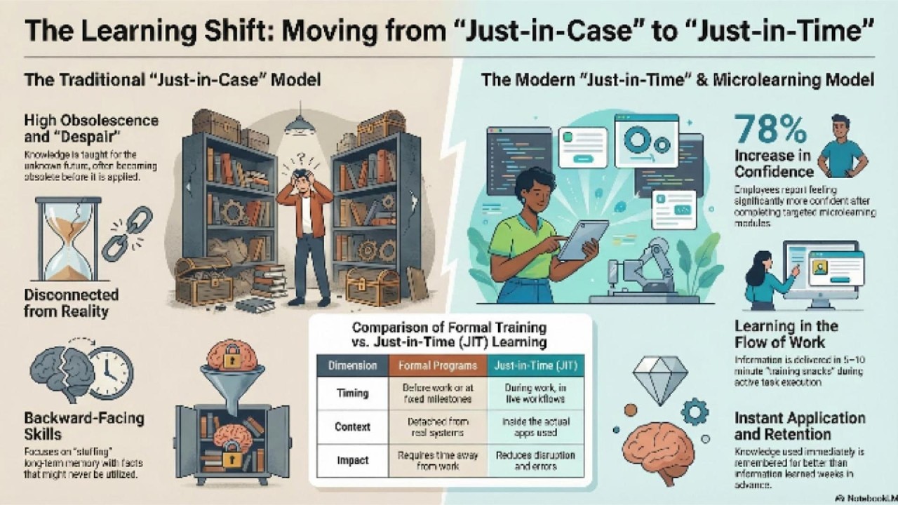 Just-in-Case vs Just-in-Time Learning. Education In Transition