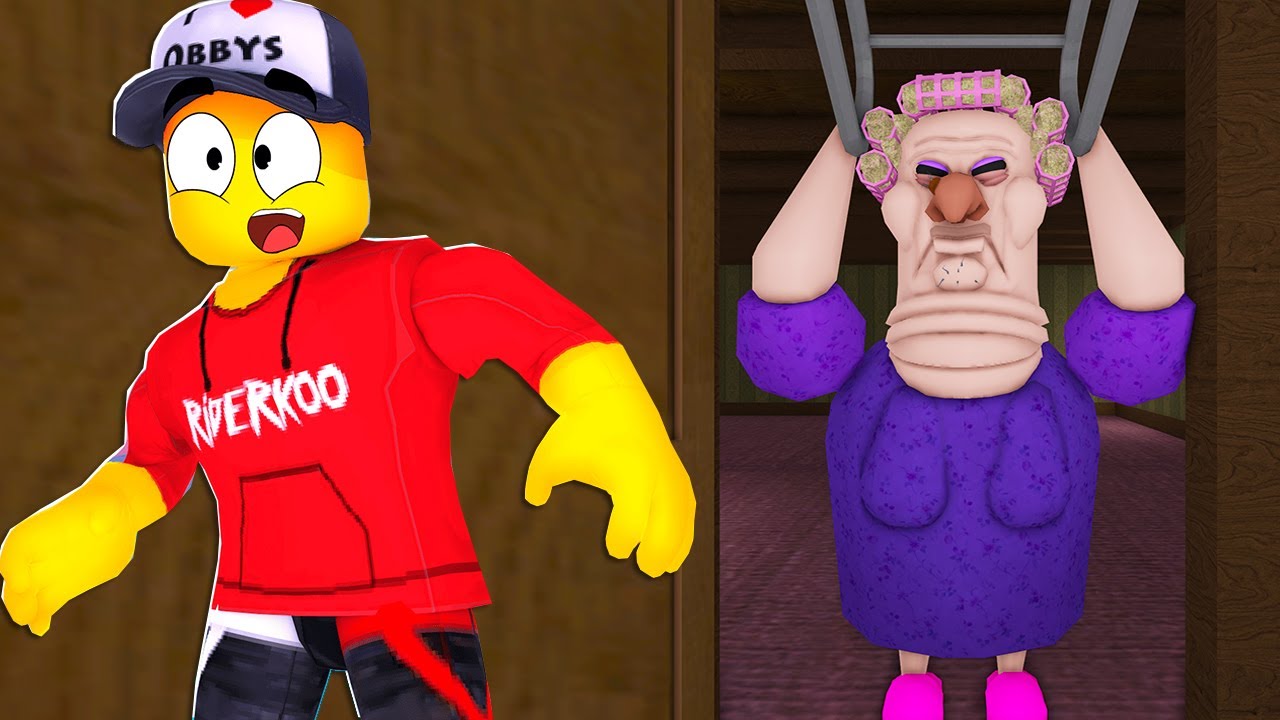 NABRUČEN&Aacute; ROBLOX B&Aacute;BA! (Escape Grumpy Gran)