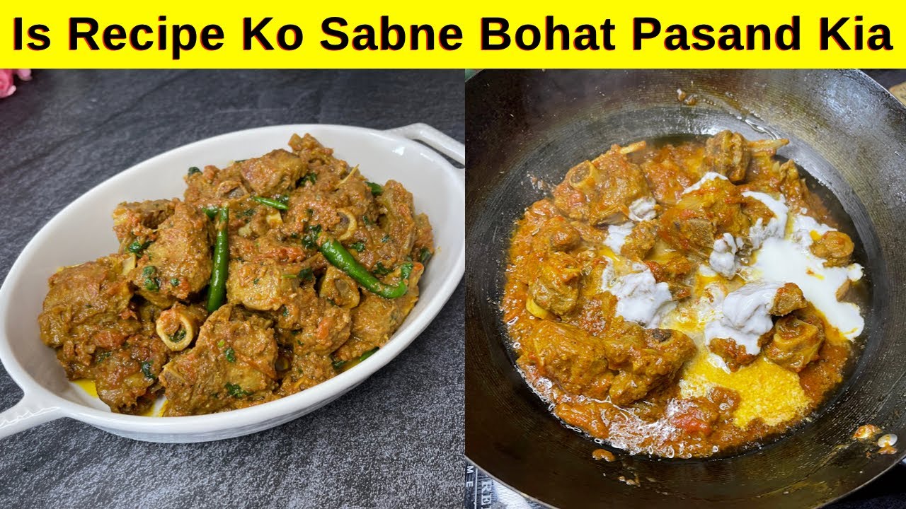 Karahi Tu Bht Khayi Hogi Magar Aisi Nahi | Famous Lahori Butt Karahi Recipe by Huma In The Kitchen