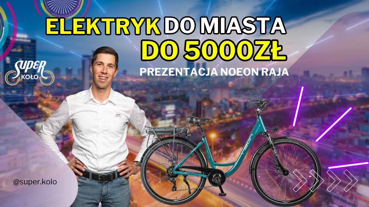 Rower elektryczny do miasta za 5 tys. zł? Poznaj markę NEON
