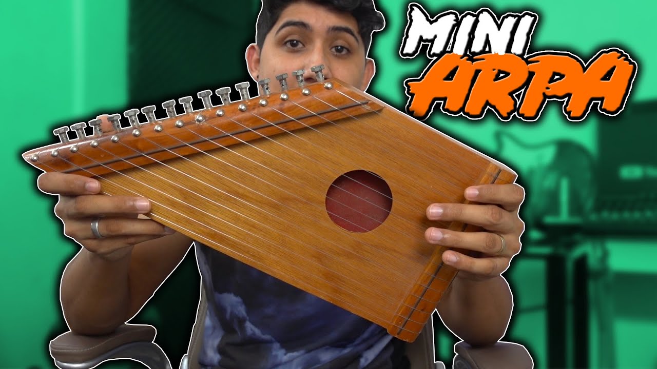 Requinteando con una Citara (arpa colombiana)