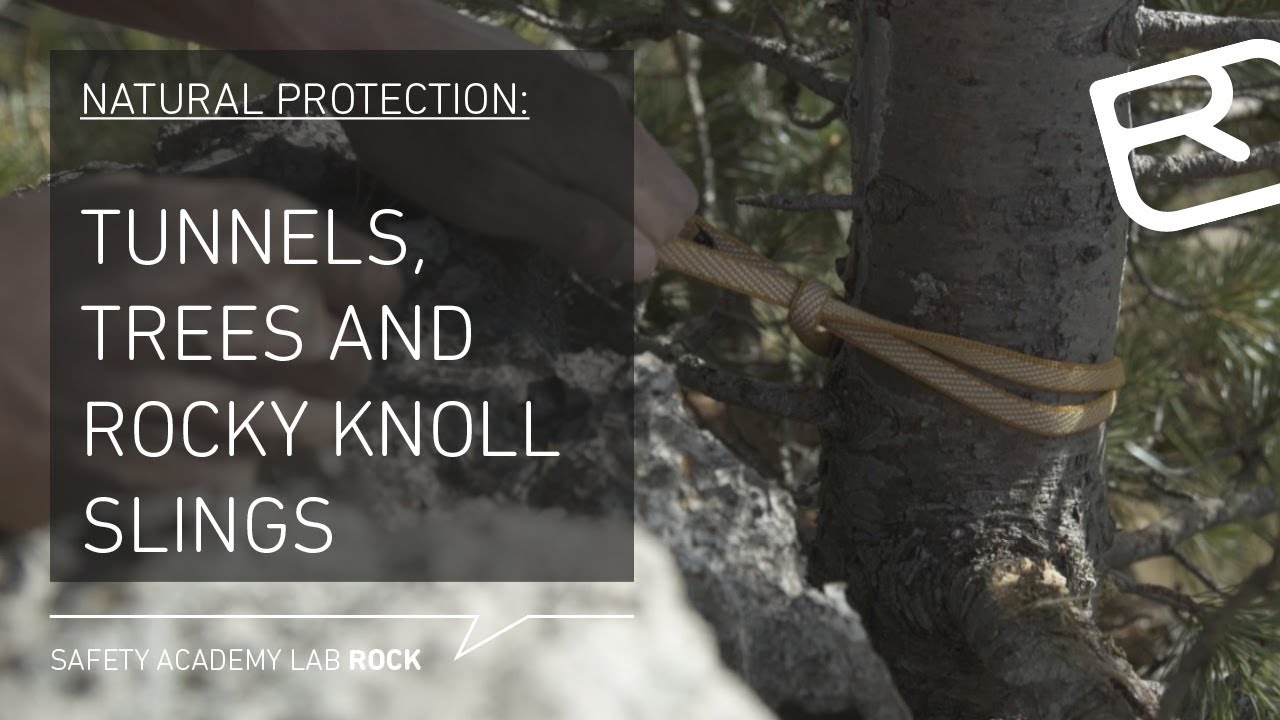 Using natural anchors when climbing: Tunnels, trees & rocks – Tutorial (24/43) | LAB ROCK