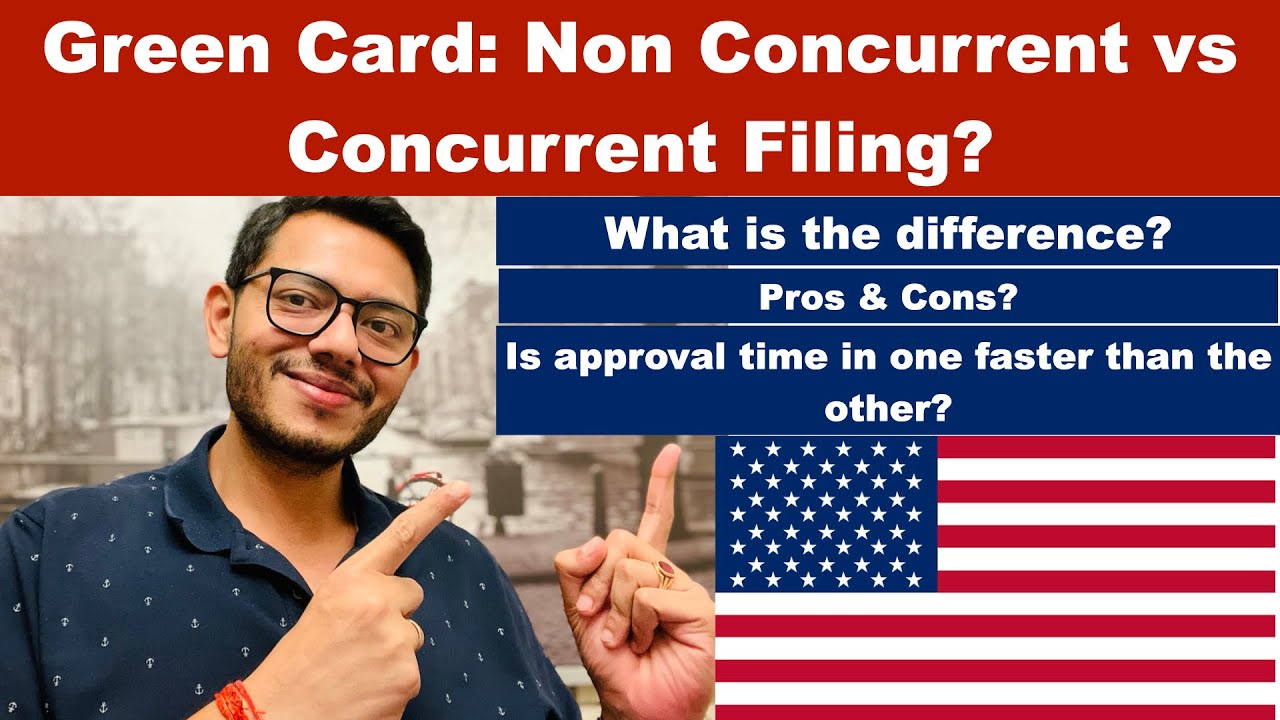 I-485 Green Card: Non Concurrent vs Concurrent Filing #immigration #greencard #uscis