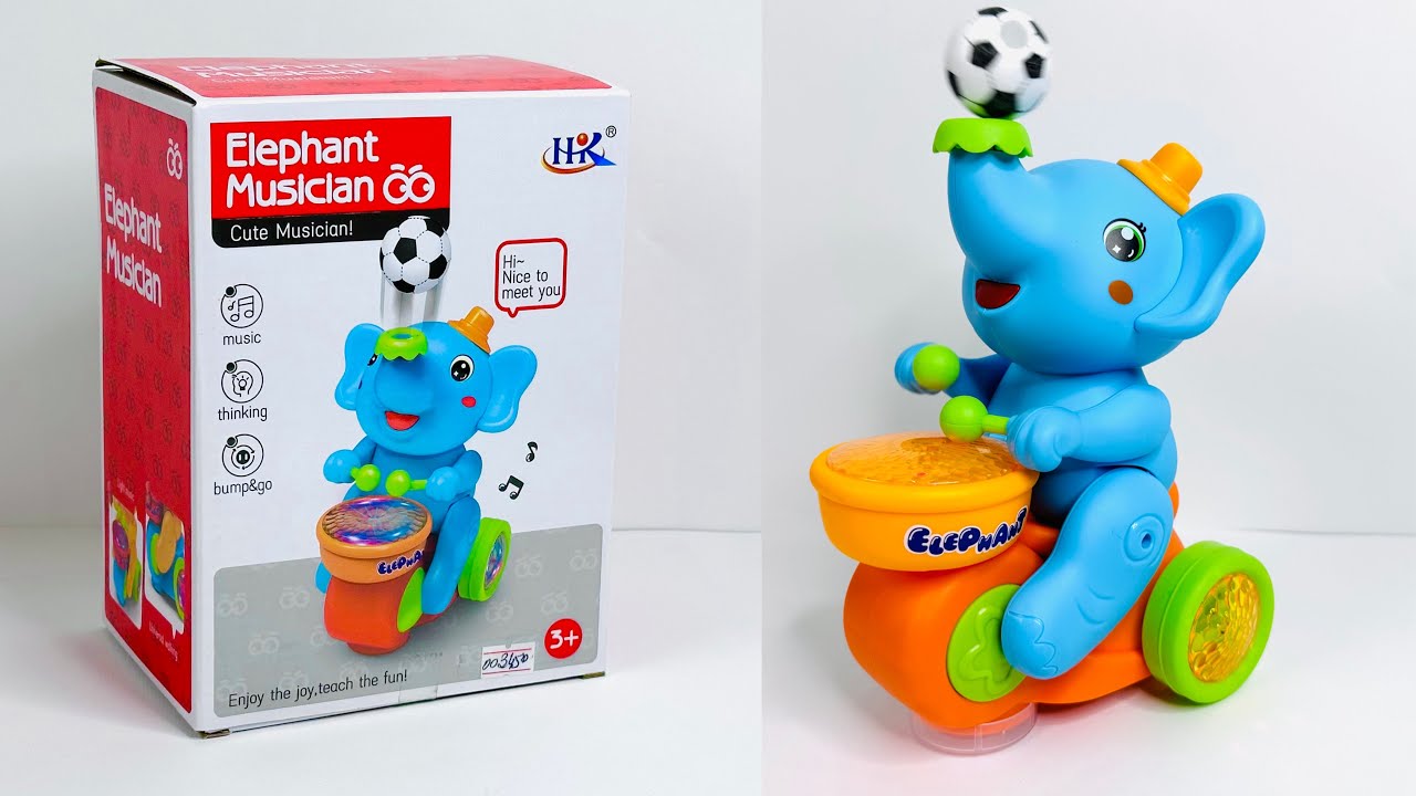 5:05 minutes satisfying video | Elephant musician toy | unboxing toys #toyvideos