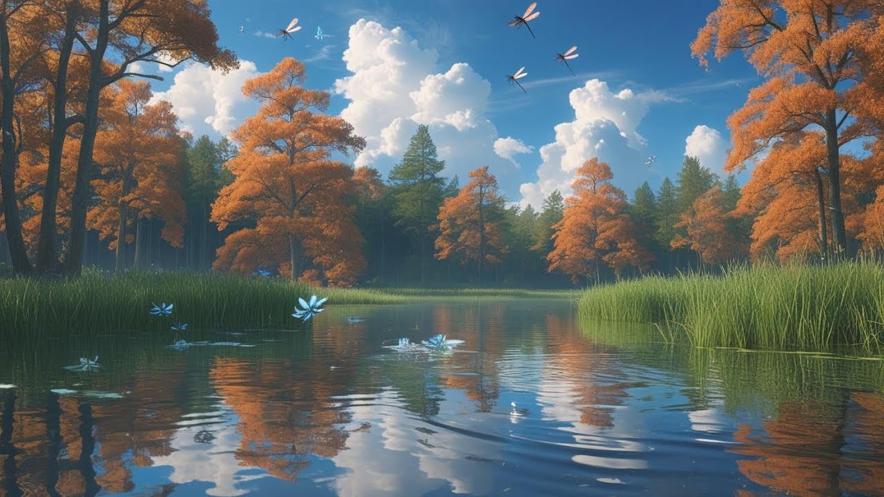 Beautiful Aqua-Life Calm & Relaxation. Inner Peace music.  Soothing Sounds for a Calm Rest.