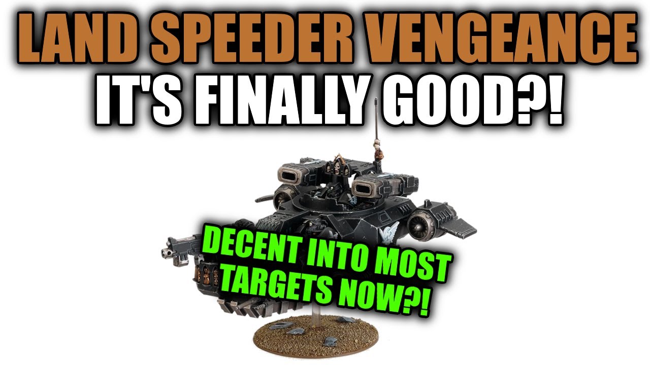 LAND SPEEDER VENGEANCE Unit Review! | Warhammer 40k 10th Edition