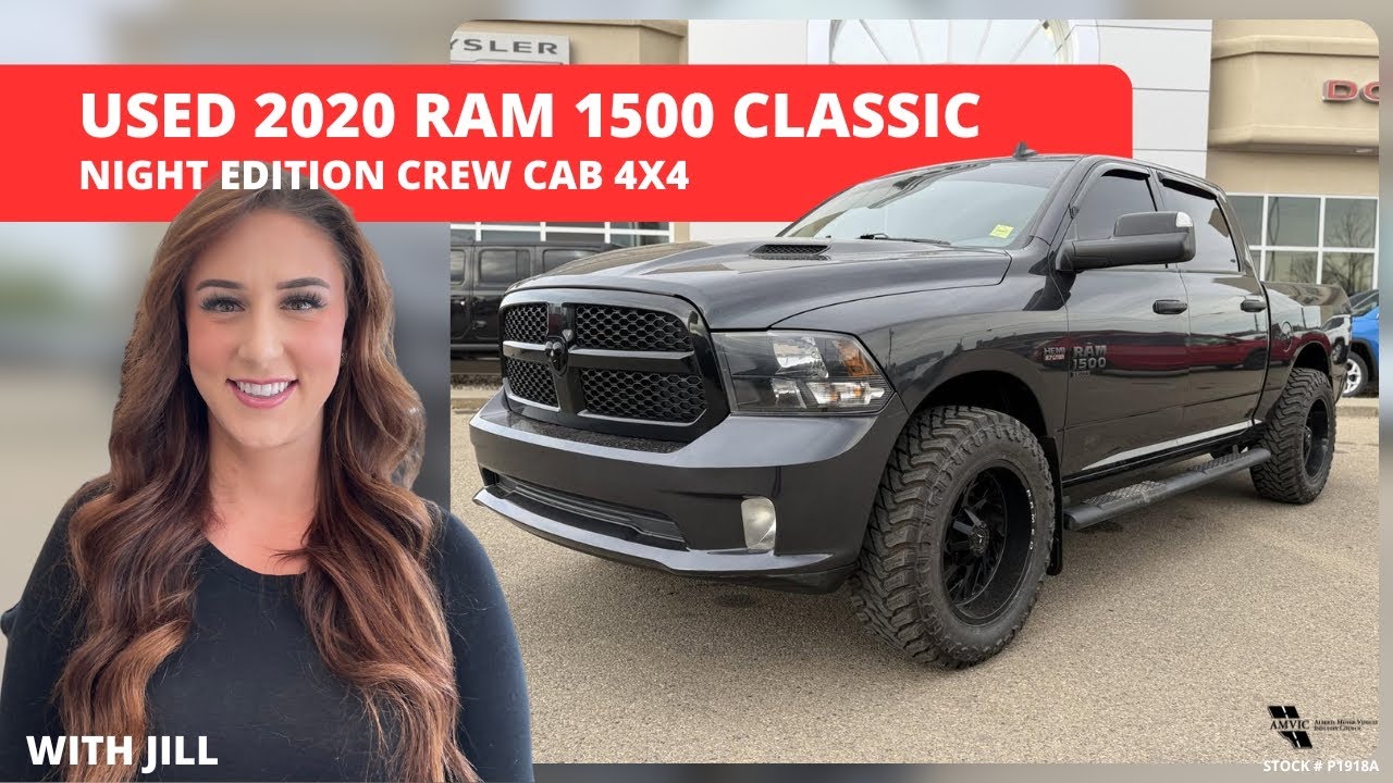 Used 2020 Ram 1500 Classic Night Edition Crew Cab 4x4 | Stock # P1918A - Redwater Dodge