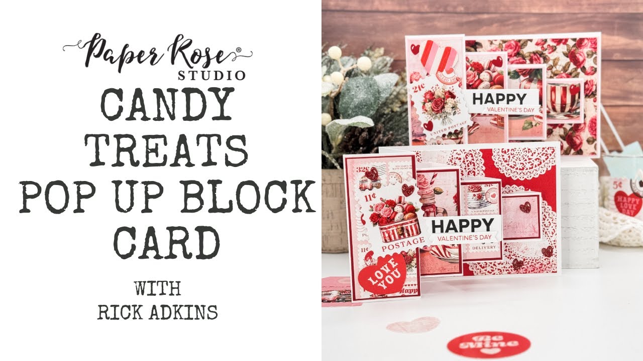 Paper Rose Studio | Candy Treats Pop-Up Fun Fold Card - Rick Adkins