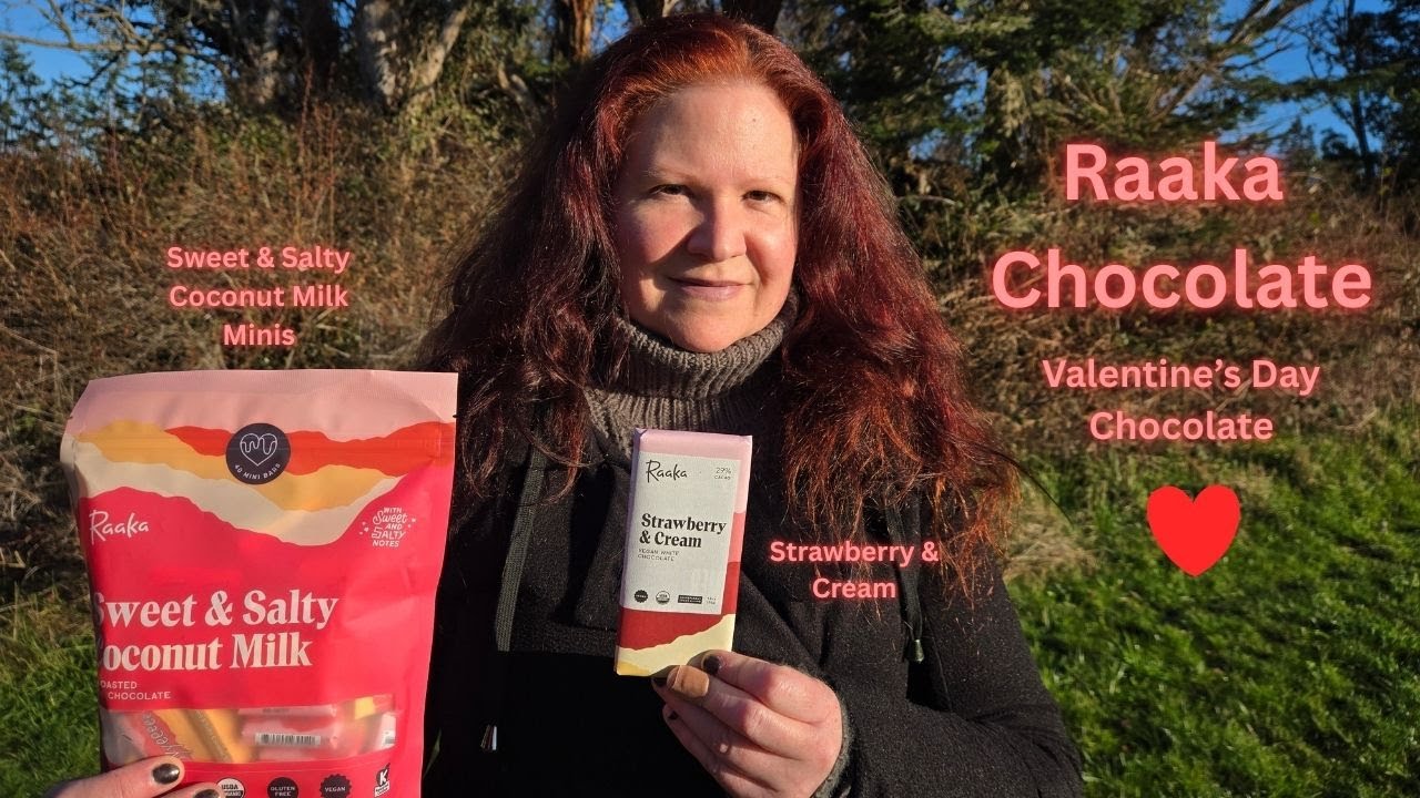 Raaka Chocolate Sweet & Salty Minis & Strawberry & Cream Bar Valentine's Day Chocolate Review