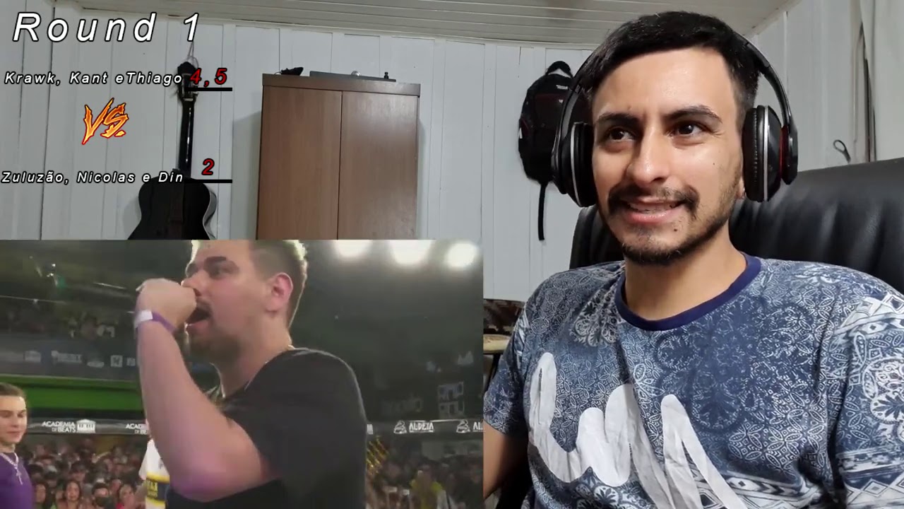 KRAWK KANT E THIAGO X ZULUZÃO, DOUGLAS DIN E NÍCOLAS WALTER | AVALIAÇÃO/REACT