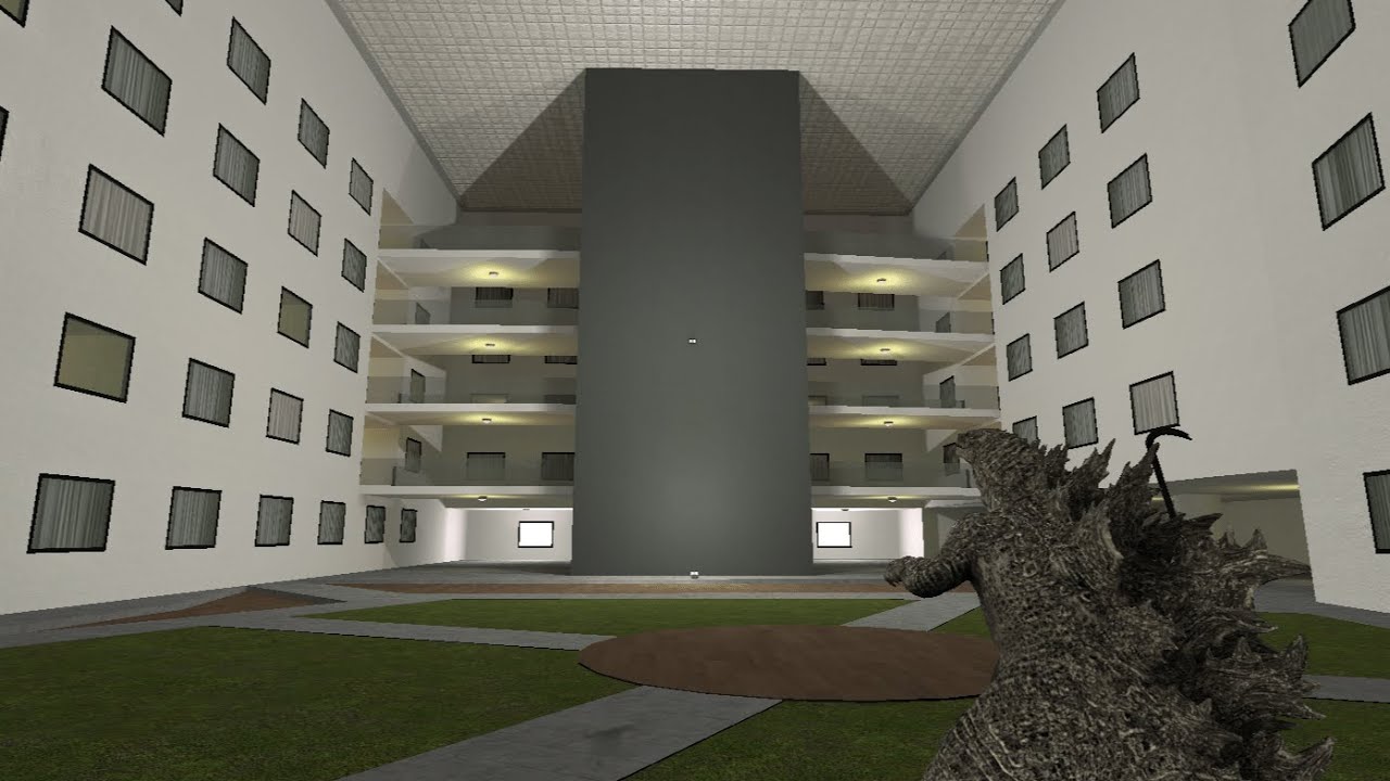 Godzilla wakes up in The Backrooms (GMOD Animation)