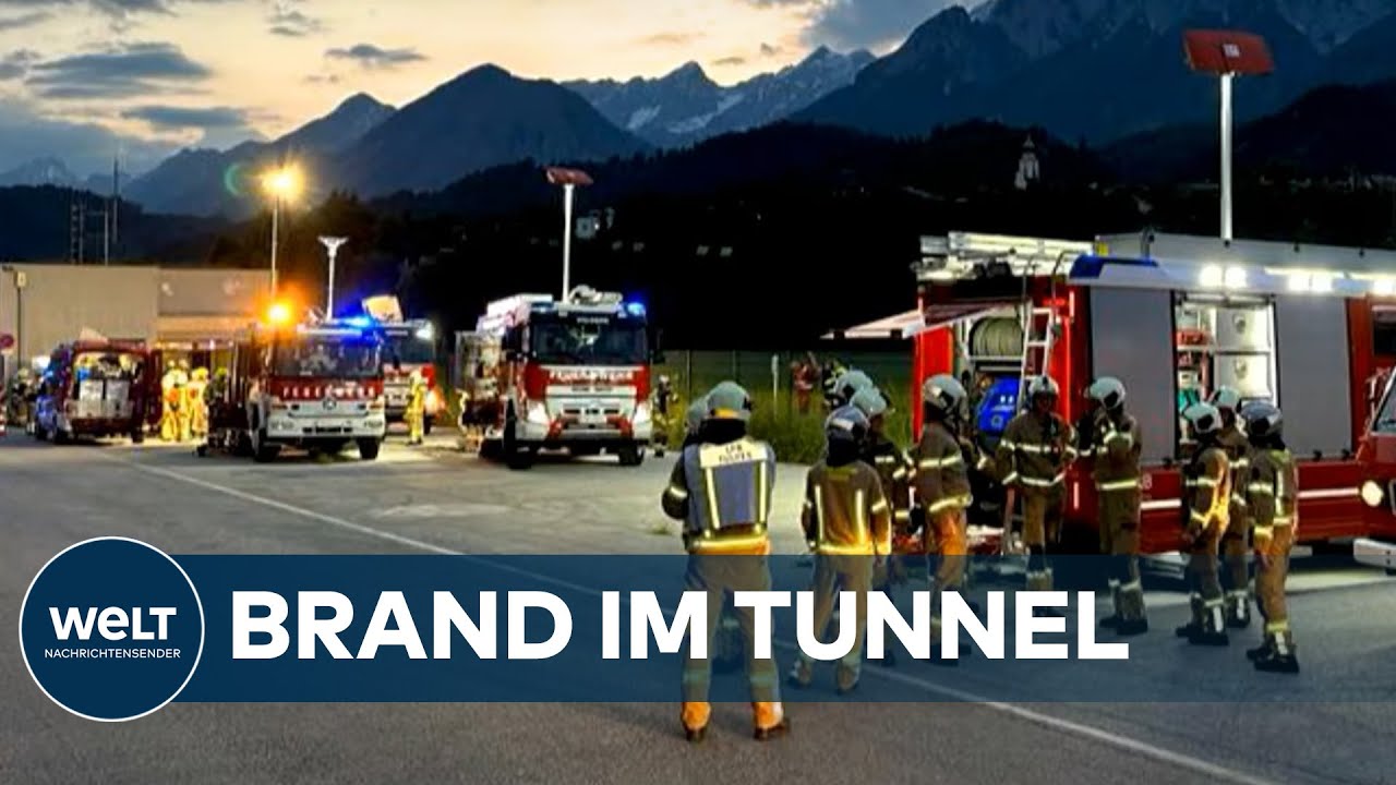 BRAND IM TIROLER BAHNTUNNEL: Mehr als 30 Zugreisende leicht verletzt