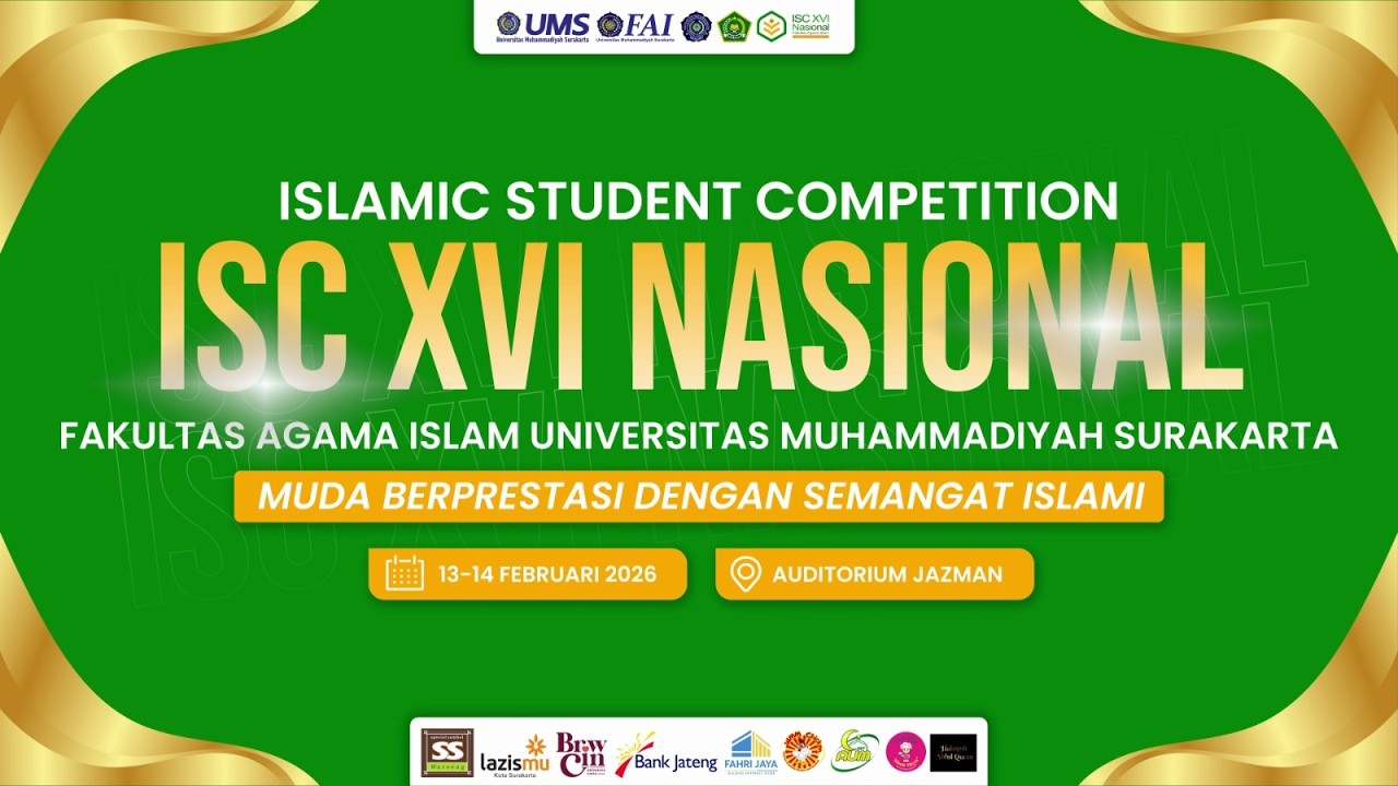 ISLAMIC STUDENT COMPETITION XVI NASIONAL UMS 2026