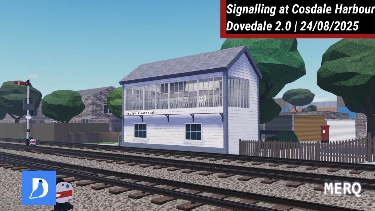 Dovedale Railway 2.0 Roblox | Signalling at Cosdale Harbour | 24/08/2025