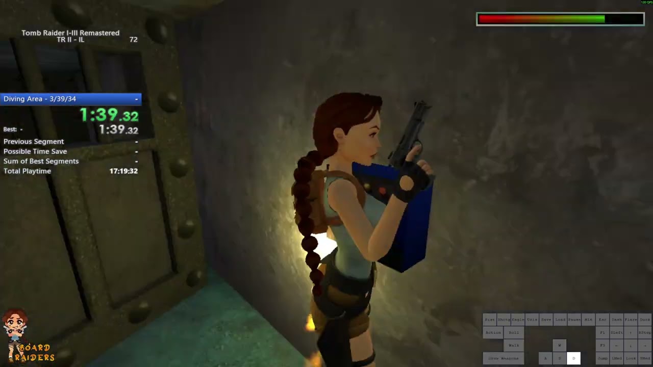 TR2R  - Diving Area -  Any%  - Glitched LRT 4:10