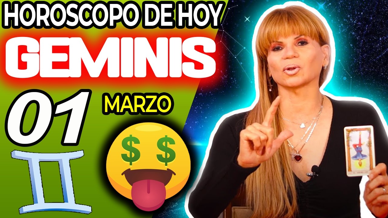 GÉMINIS ♊🤑HUELE A DINERO❗VEO MUCHOS BILLETES💵 Horóscopo De Hoy 1 De Marzo 2026 | Mhoni Vidente
