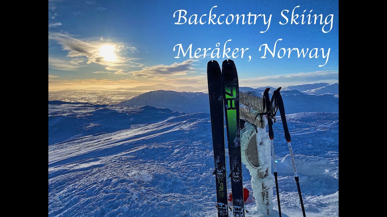 Randonee/Topptur/Frikjøring i Meråker/ Backcountry skiing in powder, Norway. Go Pro Hero 9, 4K
