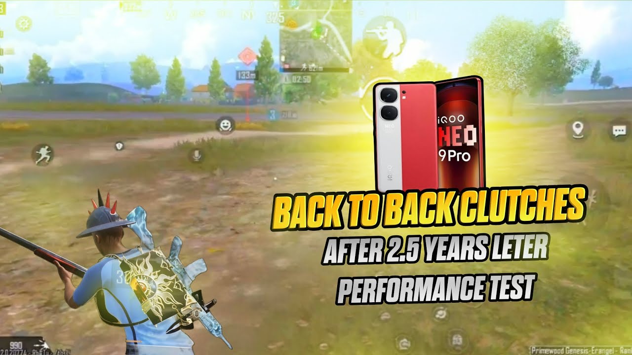 BGMI Back To Back Clutches 🔥 | iQOO Neo 9 Pro After 2.5 Years Performance Test 😈