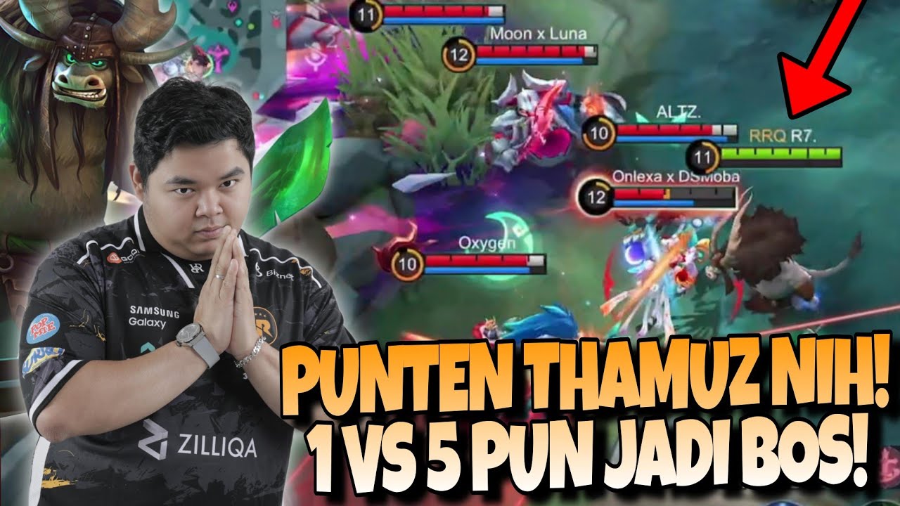 PUNTEN THAMUZ INI BOSS !! 1 VS 5 PUN TAK GENTARR !! 
