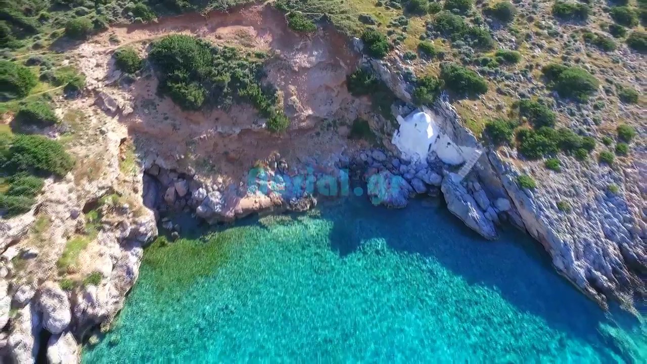 NAXOS ISLAND from above