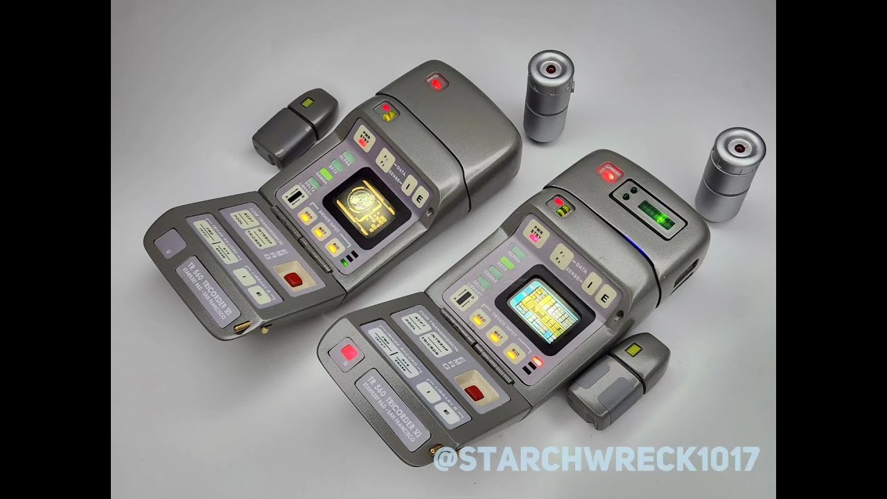 TNG MK VI Science and Medical Tricorders Season 1 and 3 Ver.