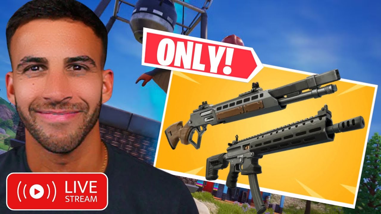 LIVE -  NEW FORTNTIE BR WEAPONS? Playing with subs!