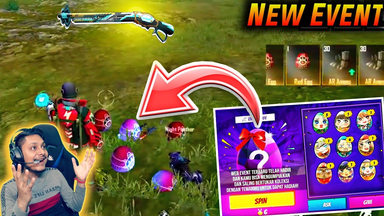 Huge Event - New M1887 Legendary Skin | How To Get Eggs And Complete Event - Garena Free Fire