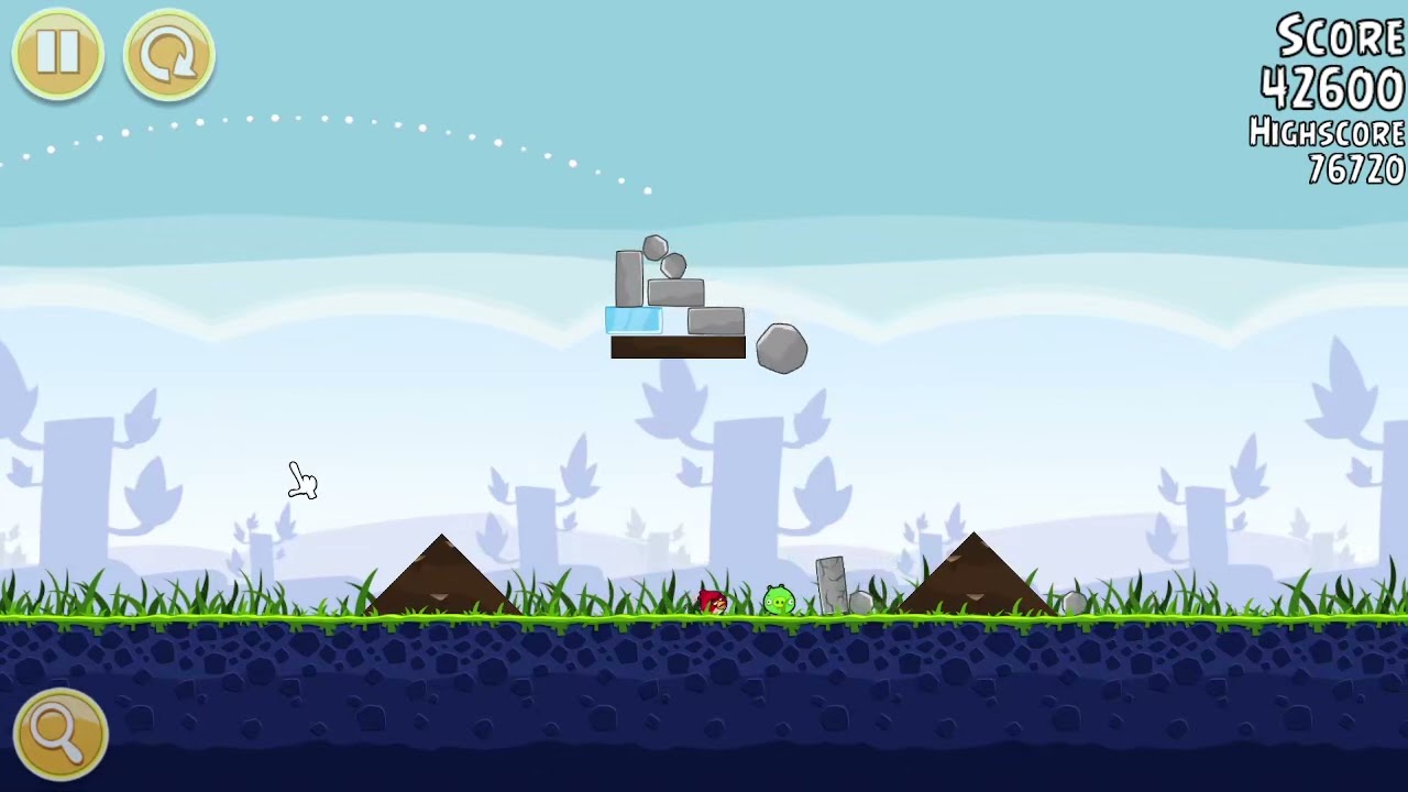 Angry Birds (PC). Poached Eggs. 1-14. Score: 79 840 #pcgaming #pc #angrybirds #shortvideo #games