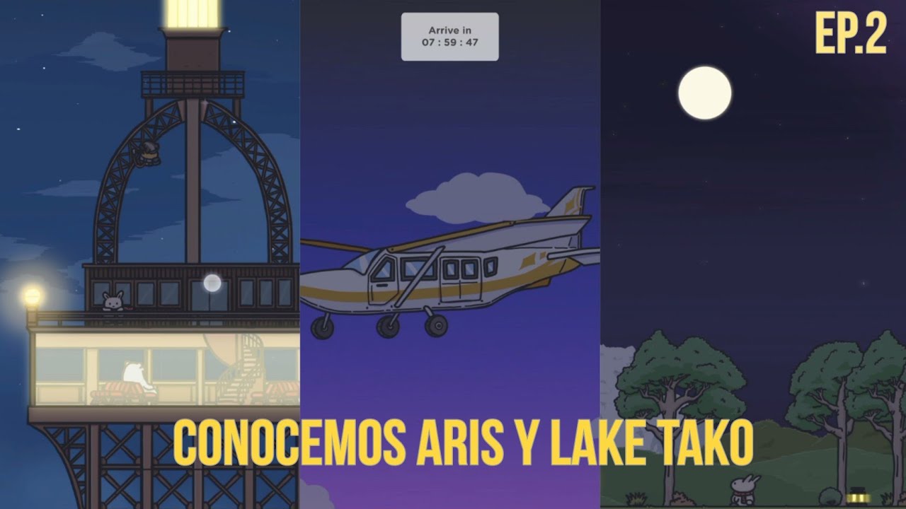 CONOCEMOS ARIS Y LAKE TAKO ✨🎫✈️|EP.2 BETA|Tsuki Adventure 2| @bylissetnu
