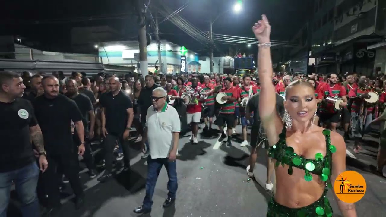 Primeiro Ensaio de rua da Acadêmicos do Grande Rio para o #riocarnaval2026