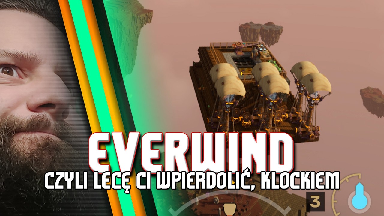 Everwind / Nieco inna wariacja na temat Minecraft, latanie klockową bazą-statkiem!
