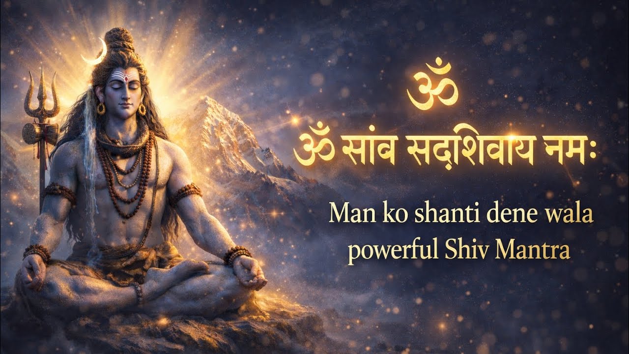 सांब सदाशिव मंत्र जाप | Powerful & Peaceful Shiv Chanting | Har Har Mahadev 🔱 | @TatvaBhoomi