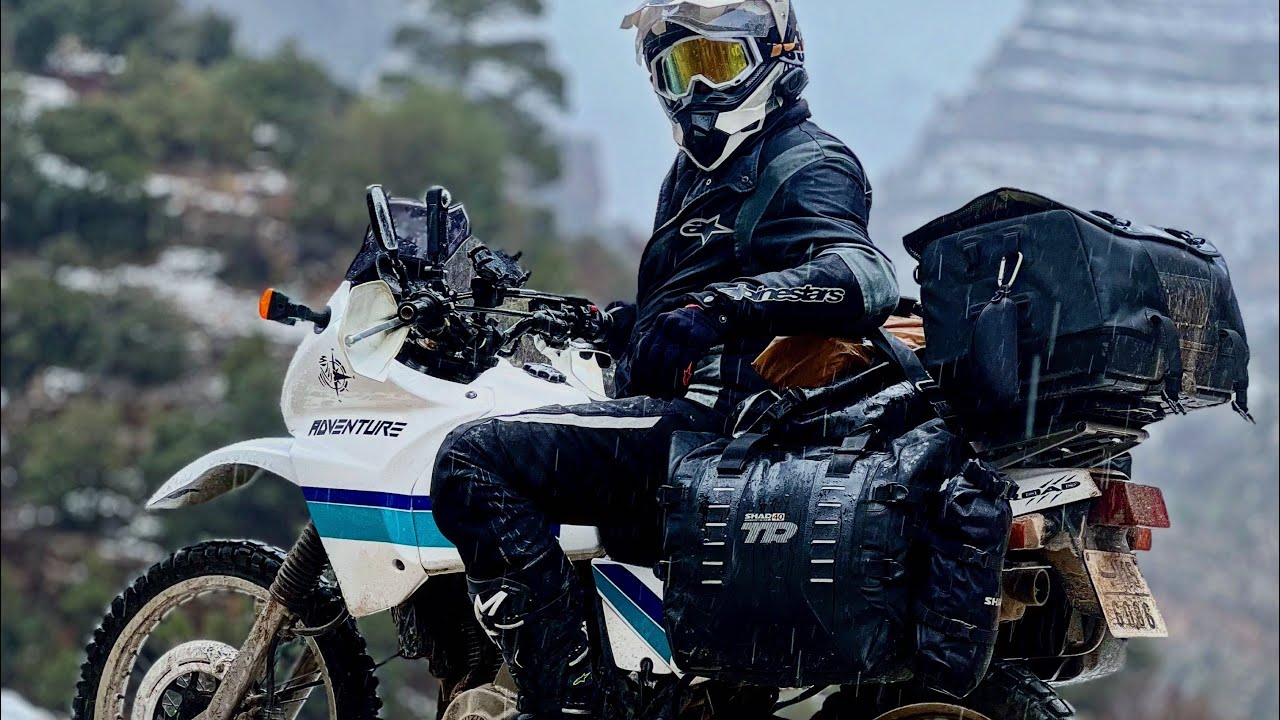 رحلة بدراجة  SUZUKI DR650RSE - اليوم الأول
