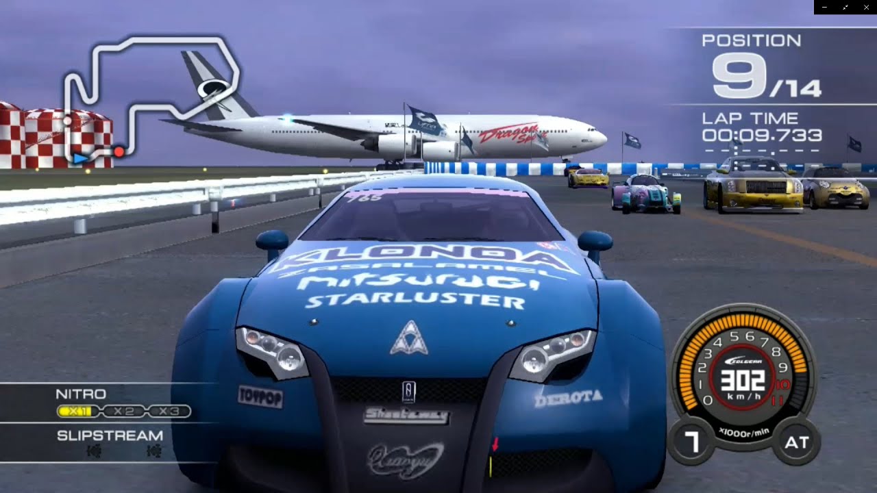 Ridge Racer 7 Maker's Trial KILIK with Magnifico at Airport Lap R [Spectator view]