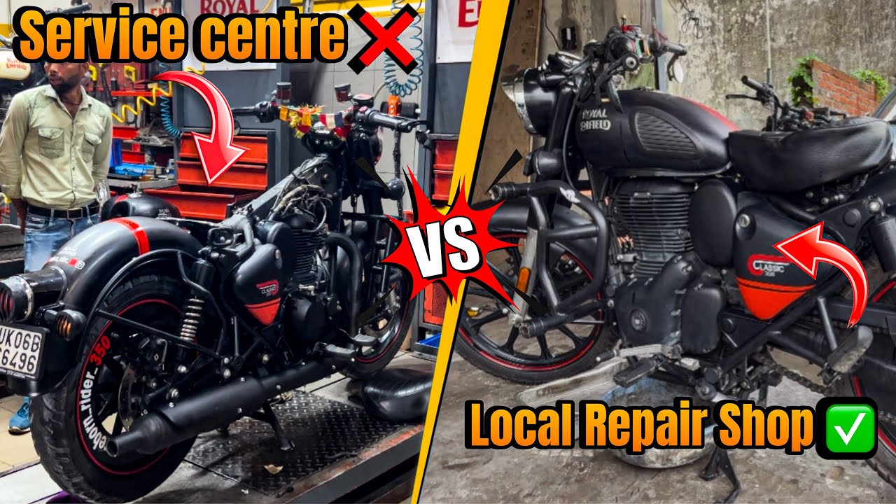 Service Centre Vs Local Repair Shop - Kaun Best Hai? #royalenfield #uttarakhand