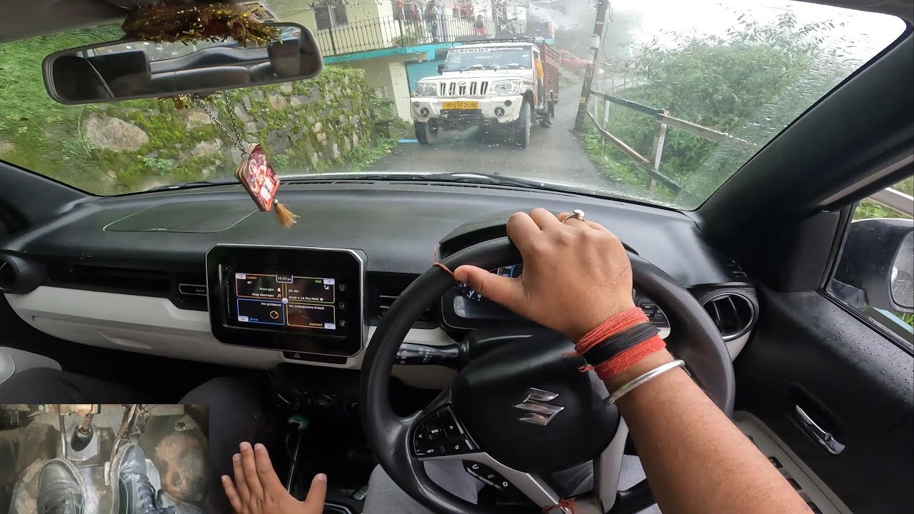 Exploring tight places of Shimla. Tough & scary roads. POV & Footwork. Small cars are best. Part 2.