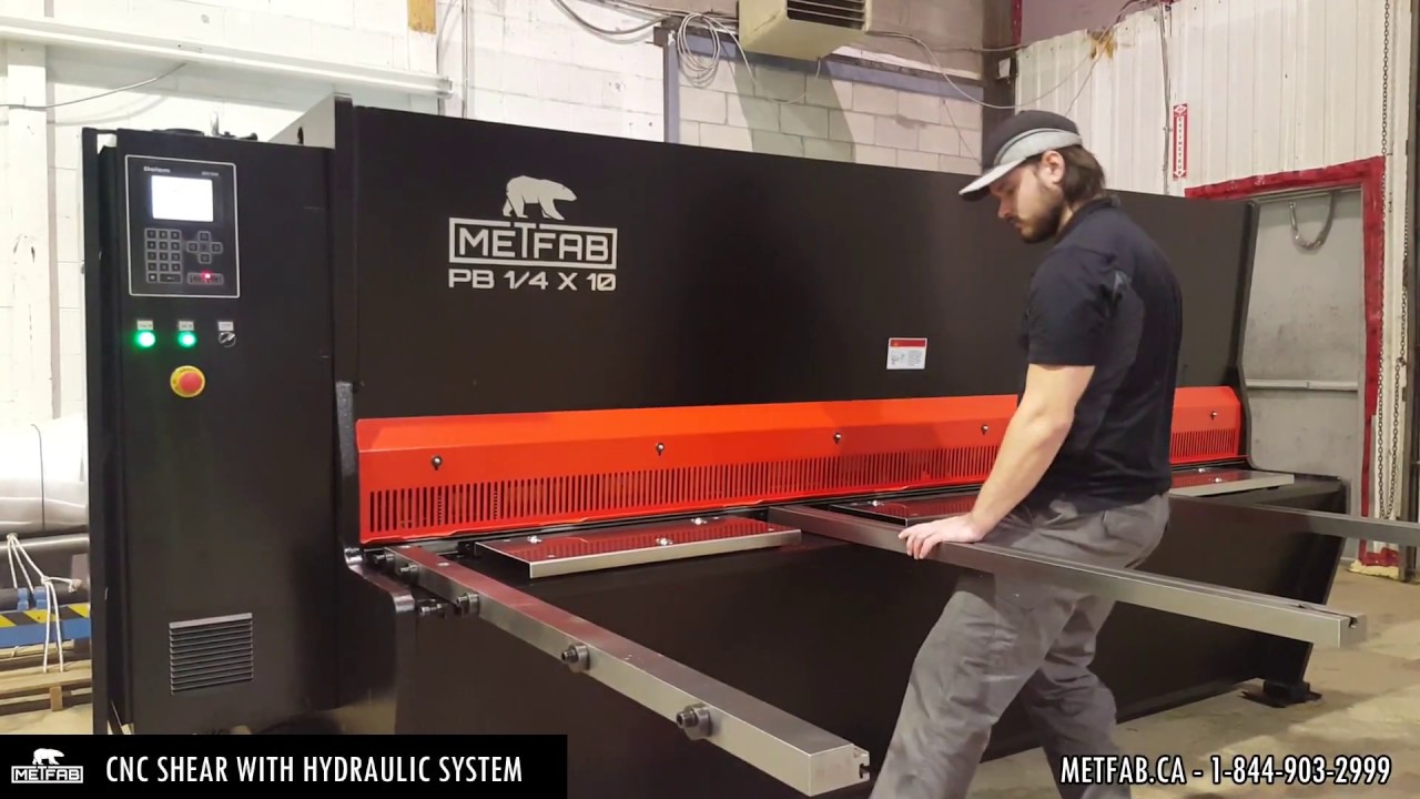 CNC Shear Metfab PB Series 1/4'' x 10 feet