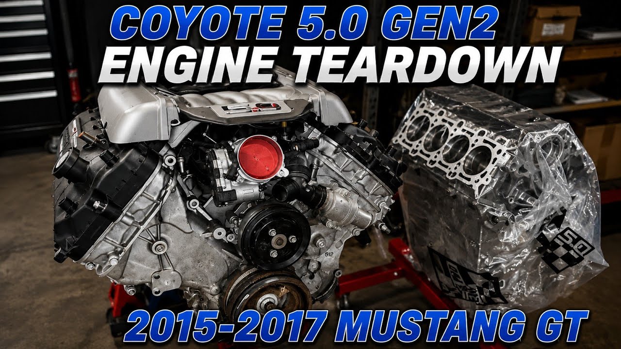 ENGINE TEARDOWN! Salvage Yard GEN2 Coyote