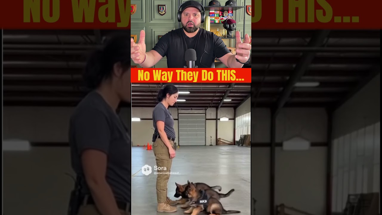 Future Police Dogs? Watch This 😂🐶#K9Unit #PoliceDogs  #CuteDogs
