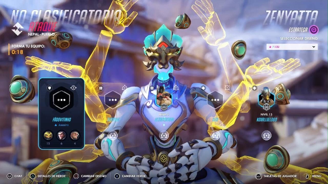 Overwatch Zenyatta en el Punto Critico
